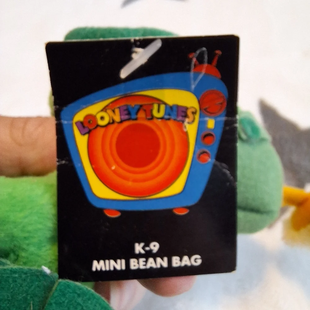 New! K-9 - LOONEY TUNES VINTAGE 1999 WARNER BROS. STORE MINI BEAN BAG PLUSH - Picture 8 of 11
